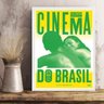 Quadro Poster Cinema do Brasil 24x18cm:moldura Preta - 2