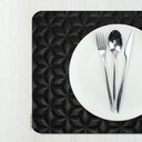 Ver imagem 5 de 10 Jogo Americano Geo Alto Padrão Impermeável Pt Pvc