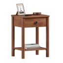 Ver imagem 3 de Mesa de Cabeceira Quarto Madeira 1 Gaveta Moderna Apoana Castanho