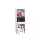 Ver imagem 3 de Kit Armário de Cozinha Compacto Paneleiro Organizador 4 Portas Multiuso Bali
