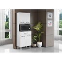 Ver imagem 2 de Kit Armário de Cozinha Compacto Paneleiro Organizador 4 Portas Multiuso Bali