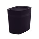 Ver imagem 2 de Lixeira Tramontina Compact em Polipropileno Preto com Tampa Basculante 6,5 L Tramontina