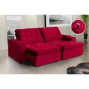 Ver imagem 4 de Sofá Londres com Porta Copo 4 Lugares 2,00mt - de Casa Décor Estofados Vermelho