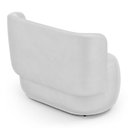 Ver imagem 2 de Namoradeira Decorativa Orgânica Molly 02 Lugares Couríssimo Branco - Desk Design Cor Branco