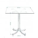 Ver imagem 7 de Conjunto Mesa Quadrada 4112 Tampo de Vidro e 4 Cadeiras 404 Assento Estofado 