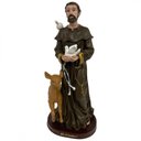 Ver imagem 1 de Escultura São Francisco de Assis 31 cm em Resina