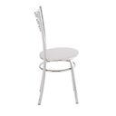 Ver imagem 7 de Conjunto Cromado Mesa Retangular 4102 Tampo MDP com 6 Cadeiras 404 Assento Estofado 