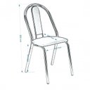 Ver imagem 6 de Conjunto Mesa Retangular 4166 Tampo de Vidro e 6 Cadeiras 403 Assento Estofado Unimóvel