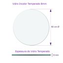 Ver imagem 2 de Tampo para Mesa de Vidro Temperado Incolor 80cm de 8mm