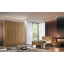 Ver imagem 5 de Guarda-Roupa Casal 6 Portas 2 Gavetas MDF Dinamarca Marrom/Imbuia