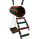 Ver imagem 7 de Brinquedo Aves Roedores playground toca casinha ponte escada
