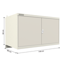 Ver imagem 4 de Armário de Aço para Garagem - Nk 1732 Nilko Armários Bege Chave Padrão