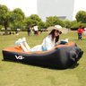 Sofá de Ar Inflável Camping Bag Saco de Dormir Espreguiçadeira VG+ - Laranja - 2