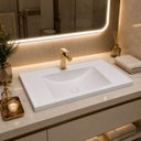 Ver imagem 3 de Pia Isis Branco Banheiro Lavabo Prado Móveis