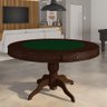 Mesa de Jogos Carteado 6 Lugares Bellagio com Gavetas e Tampo Reversível com Tecido Imbuia/verde G42 - 1