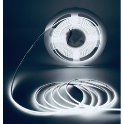 Fita Led Cob 5mm 10w 320 Led’s 12v Ip20 5 Metros Branco Frio 6500k - 4