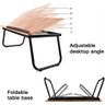 Suporte para Notebook Mesa em Madeira Portatil Cama Ajustavel Multifuncional Sofa Apoio Home Office - 5