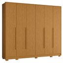 Ver imagem 1 de Guarda Roupa Casal Mercure 6 Portas 6 Gavetas Cinamomo – Móveis Albatroz
