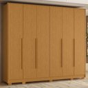 Ver imagem 2 de Guarda Roupa Casal Mercure 6 Portas 6 Gavetas Cinamomo – Móveis Albatroz
