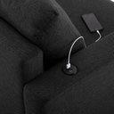 Ver imagem 4 de Sofá 3 Lugares com Usb em Linho Antúrio CabeCasa MadeiraOriginals