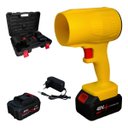 Ver imagem 2 de Soprador Po Ar Sujeira Turbo Limpeza Jardim Carro Churrasqueira Seca Automotivo Bateria Portatil sem