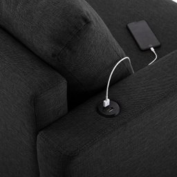 Sofá 2 Lugares com Usb em Linho Antúrio Cabecasa Madeiramadeira - 4