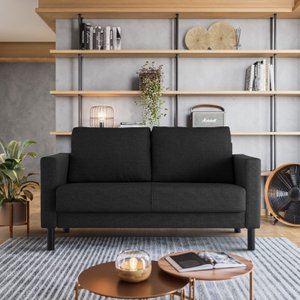 Sofá 2 Lugares com Usb em Linho Antúrio CabeCasa MadeiraOriginals