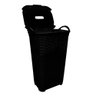 Cesto Rattan Tampa Basculada Preto 50 Litros - 2
