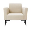 Ver imagem 3 de Kit 2 Poltronas Pés Villach Marisa Suede Bege D03 - D'Rossi