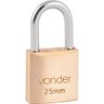 Cadeado de Latão 25mm Encartelado - Vonder - 1