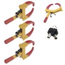 Ver imagem 1 de Trava de Pneu Universal Kit 3 Uni Bloqueador de Roda Carro Moto Antifurto Seguranca Roubo Reboque Au