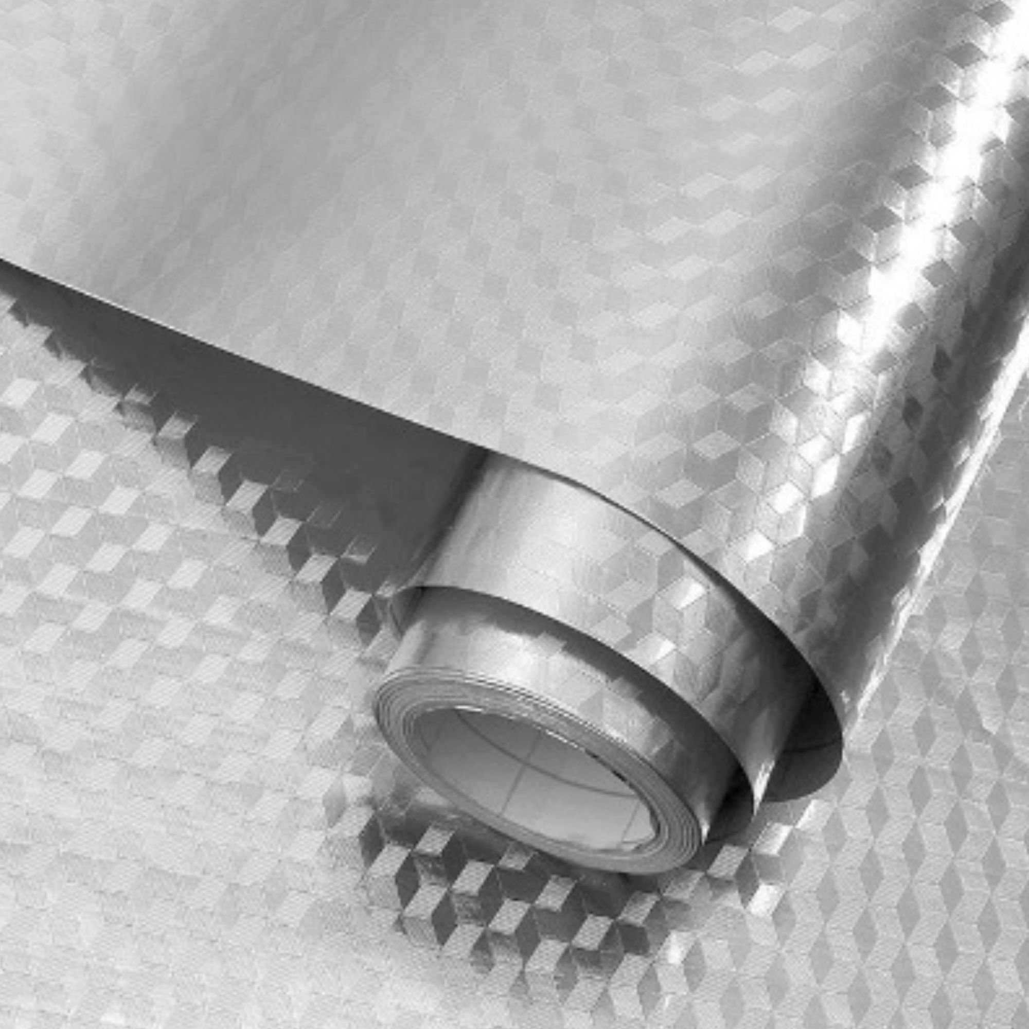 Forro Protetor Adesivo para Cozinha Armários Gavetas Manta Impermeável Alumínio 6mx40cm Prisma - 3