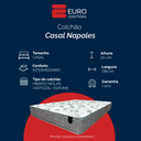 Ver imagem 6 de Colchão Casal Euro Napoles Intermediário 24x138x188 Cm