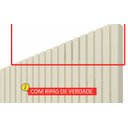 Ver imagem 5 de Home Suspenso 2.3 Ripado com LED Nobre Off White - Gelius Móveis