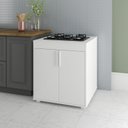 Ver imagem 1 de Balcão para Cooktop 2 Portas 1 Prateleira BRV Móveis