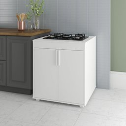 Balcão para Cooktop 2 Portas 1 Prateleira BRV Móveis - 1 Balcão para Cooktop 2 Portas 1 Prateleira BRV Móveis - 1