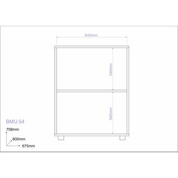 Balcão para Cooktop 2 Portas 1 Prateleira BRV Móveis - 5 Balcão para Cooktop 2 Portas 1 Prateleira BRV Móveis - 5