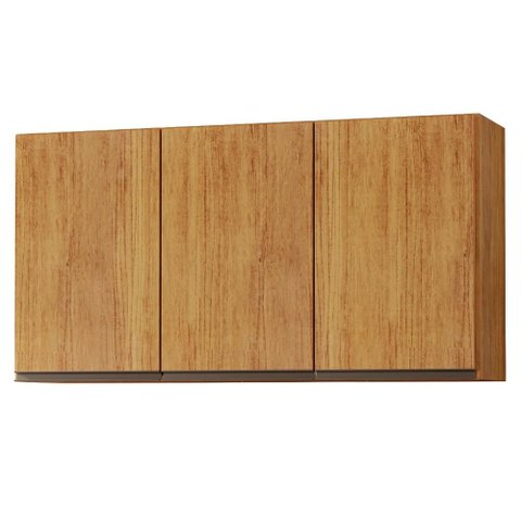 Armario Aereo 3 Portas 118 cm Suecia Cedro Rudk