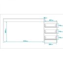 Ver imagem 5 de Mesa de Computador Office 3 Gavetas 176,5cm Castanho E Branca