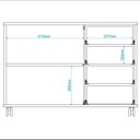 Ver imagem 5 de Gaveteiro 4 Gavetas 1 Nicho Office 