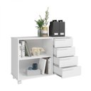 Ver imagem 2 de Gaveteiro 4 Gavetas 1 Nicho Office Branco