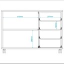 Ver imagem 5 de Gaveteiro 4 Gavetas 1 Nicho Office