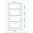 Ver imagem 5 de Gaveteiro 4 Gavetas BHO 37 Office BRV Móveis