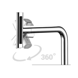 Torneira Misturador Monocomando Lorenzetti Loren Move 2257 C57 de Bancada Cromada - 2