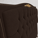Ver imagem 3 de Cabeceira Cama Solteiro Greta 90cm Estofada Bouclê Design Clássico
