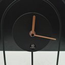 Ver mais imagens de Relógio Decorativo de Metal Preto 20x16x6cm Parede Mesa Decoração Sala Cozinha
