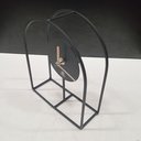 Ver imagem 2 de Relógio Decorativo Mesa Home&co Metal 20x16x6cm Preto