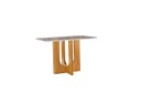 Ver imagem 1 de Mesa de Jantar com Vidro Laminada - Salermo-1,60x0,80m - Art Salas