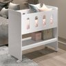 Mini Berço Zain 3 em 1 Branco Brilho com Colchão - Reller Móveis - 2