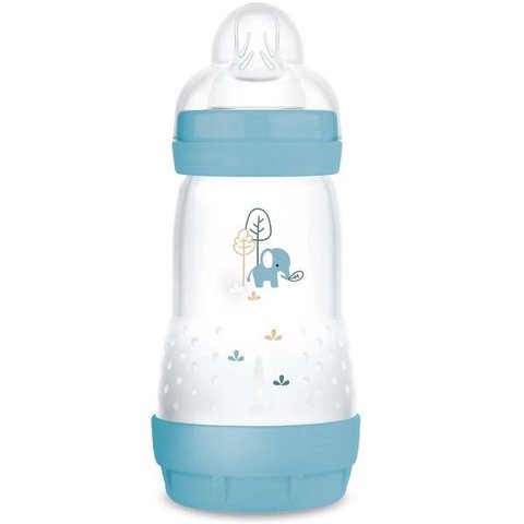 Mamadeira Mam Easy Start Anticolica 260ml 2+ Meses Mam Azul Elefante